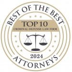 top 10 criminal defense law firm 2024